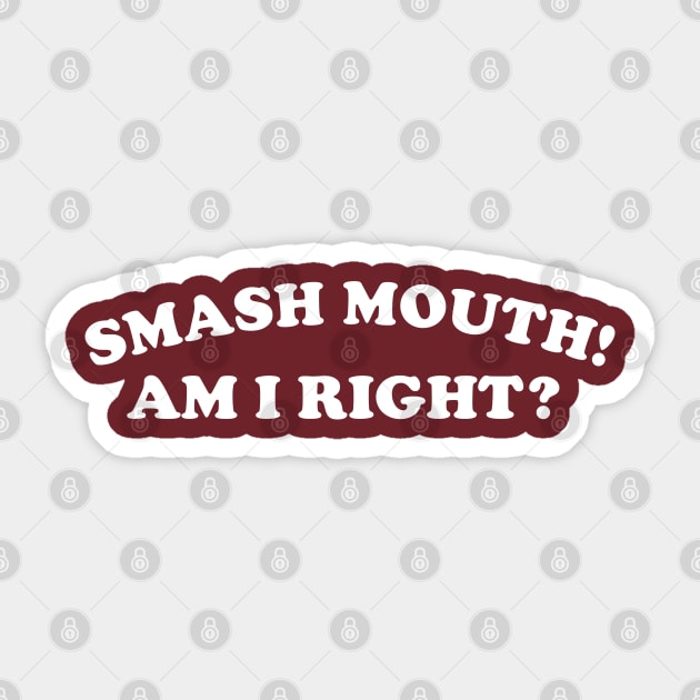 Smash Mouth 90s Humorous Design Sticker by DankFutura